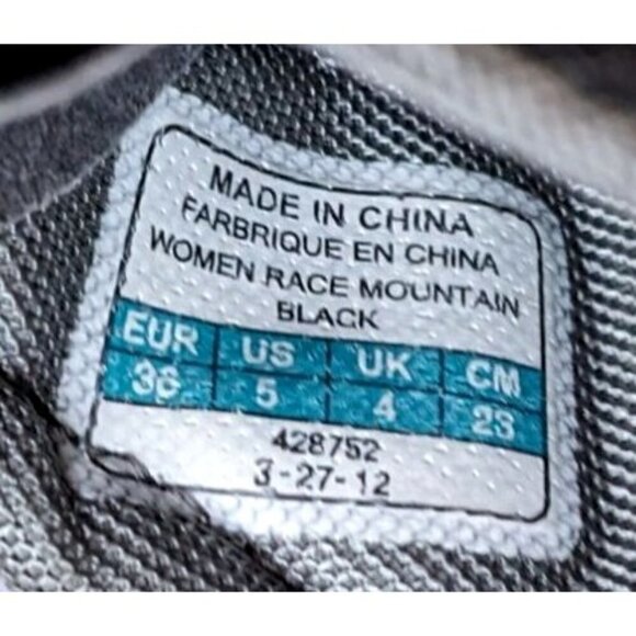 NWT BONTRAGER 'Race Mountain' Bike Cycling Shoes Black & Mint Green Size 5 - Picture 4 of 9